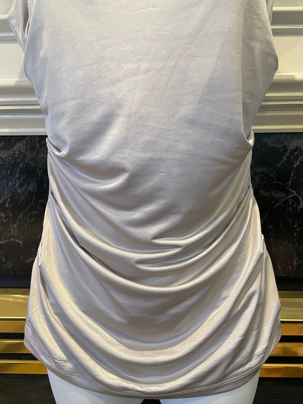 Cache’ Silver Shimmer Top - Picture 3 of 7